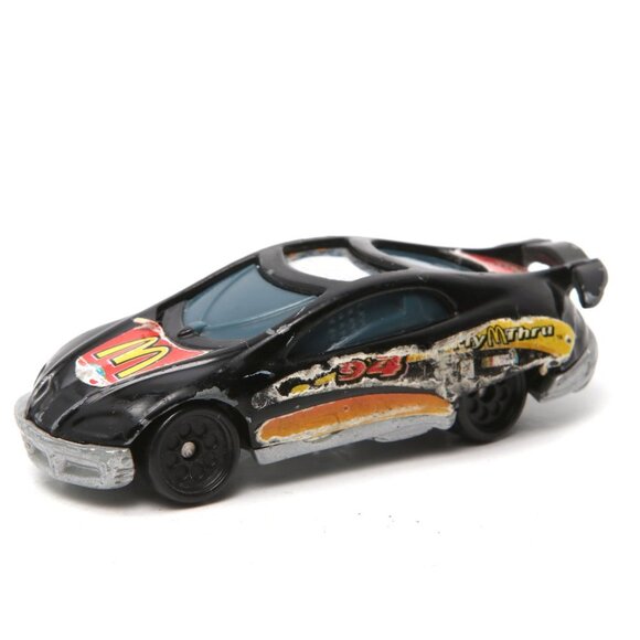 Vintage Mattel 1999 Hot Wheels McDonalds Die Cast Race Car Black Collectable - Picture 2 of 6